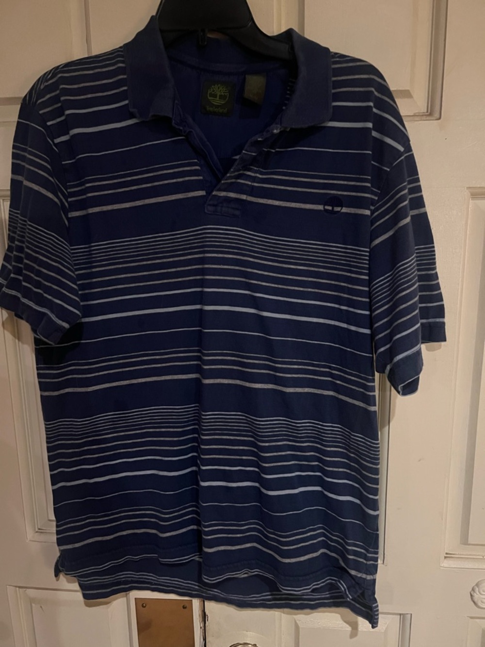 Timberland Blue Striped Polo Shirt